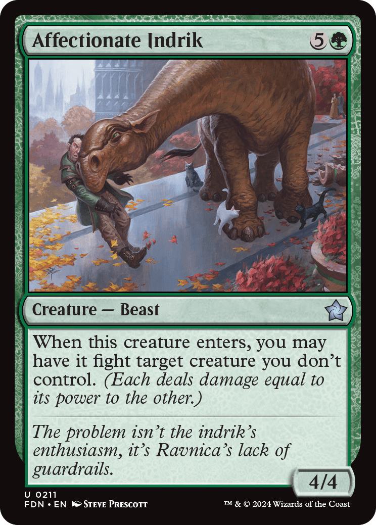Affectionate Indrik [211] [Foundations] [Non-Foil]