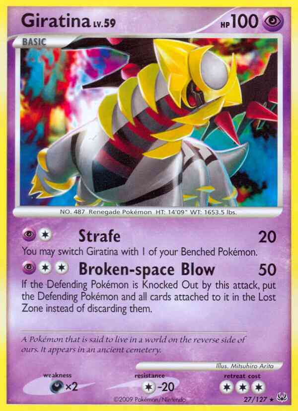 Giratina - 27/127 - Rare [pl1-27] [Reverse Holo]