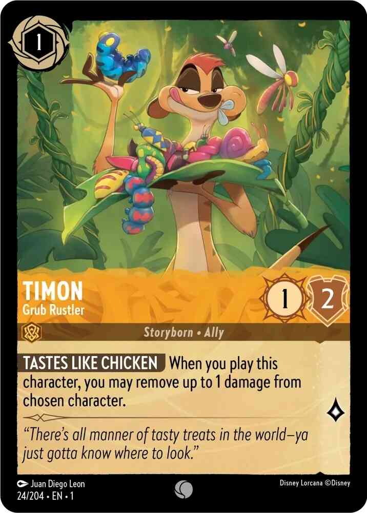 Timon - Grub Rustler - 24/204 [The First Chapter] [Cold Foil]