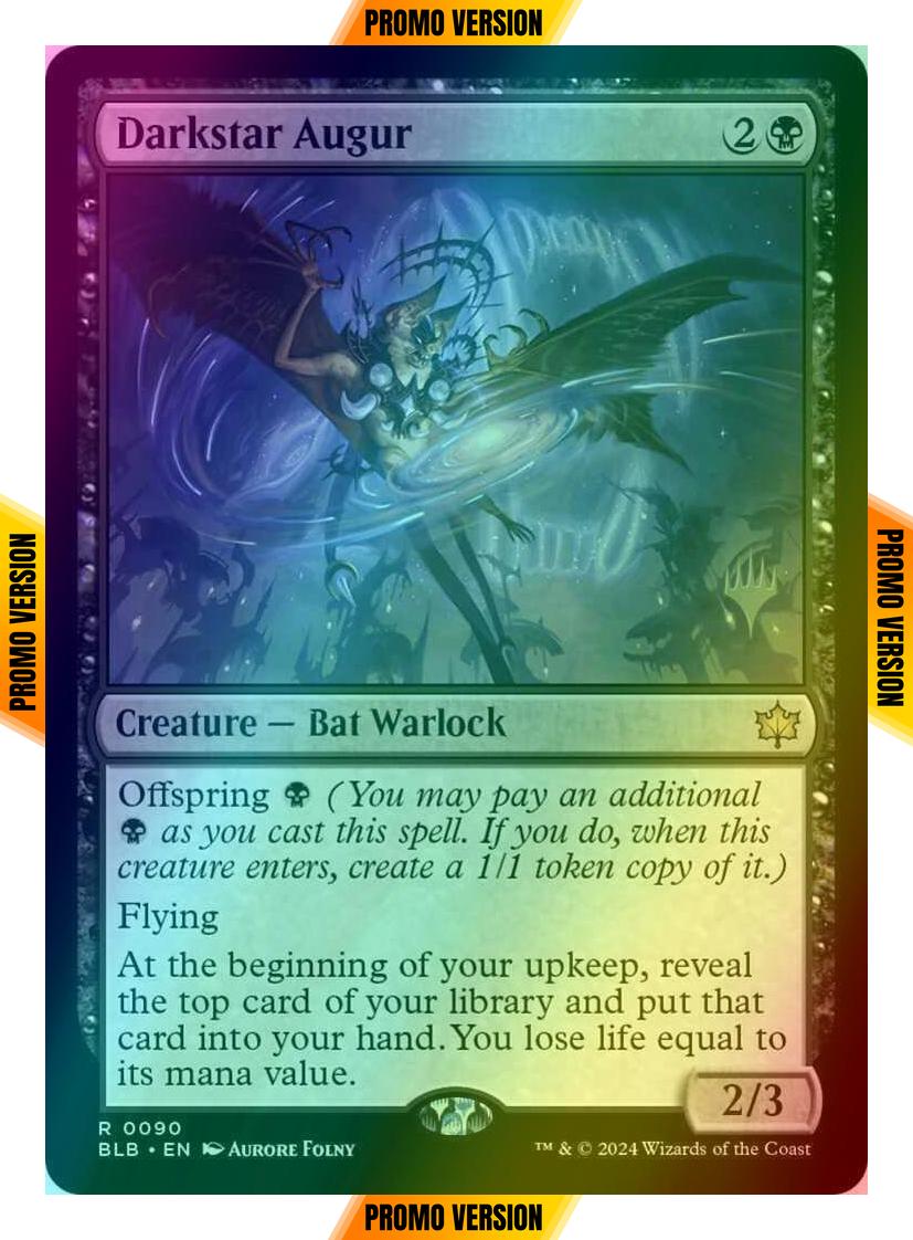 Darkstar Augur [90p] [Promo Pack] [Bloomburrow: Promos] [Foil]