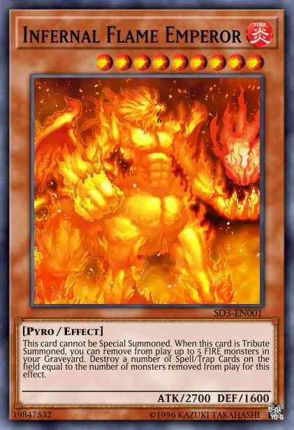 Infernal Flame Emperor - SD3-EN001 - Ultra Rare - 1st Edition
