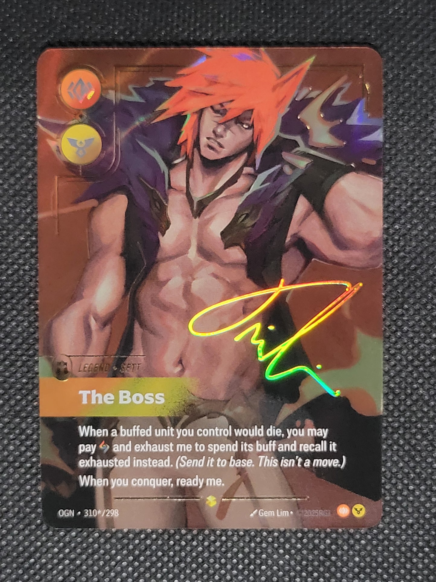 The Boss (Sett) — Signature|Foil — ID 19241