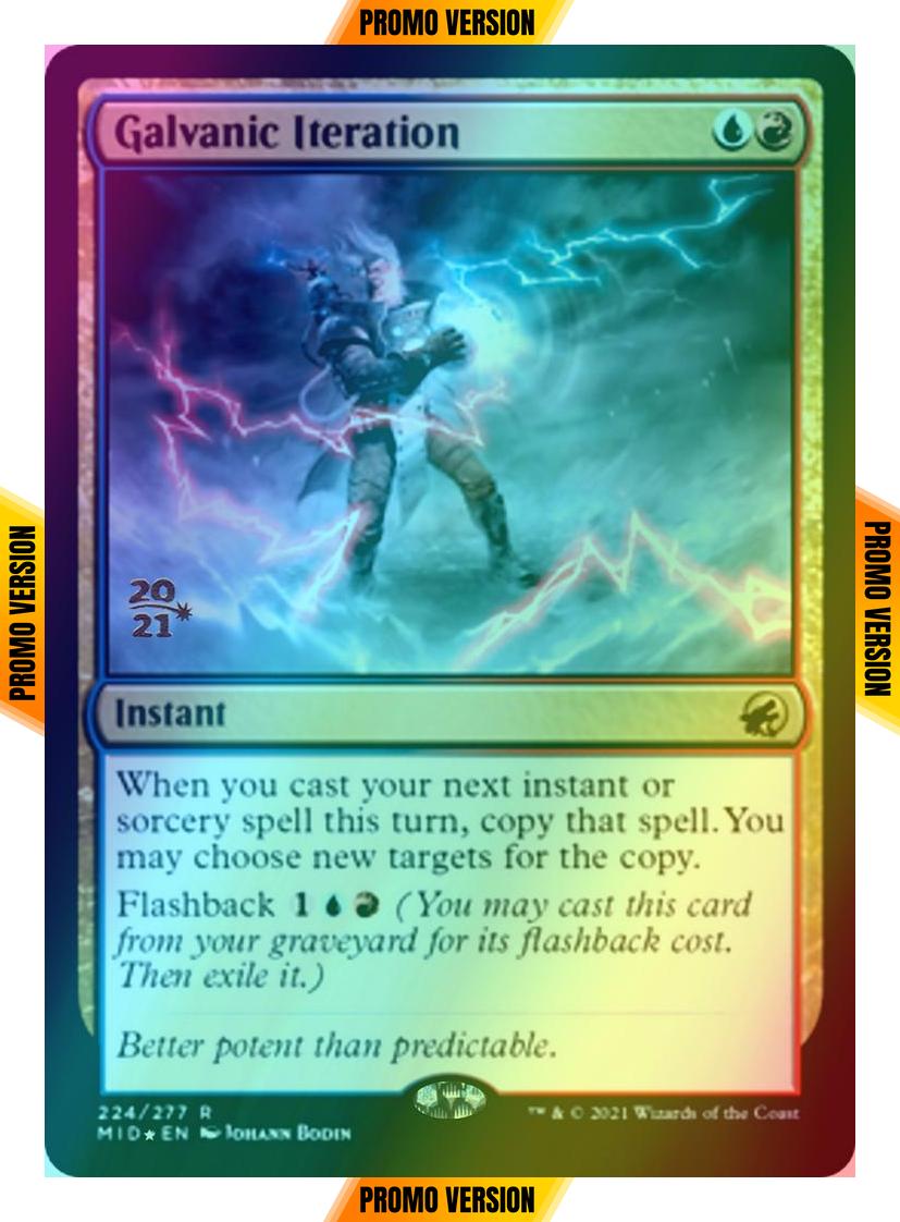 Galvanic Iteration [Prerelease] [224s] [Innistrad: Midnight Hunt Promos] [Foil]