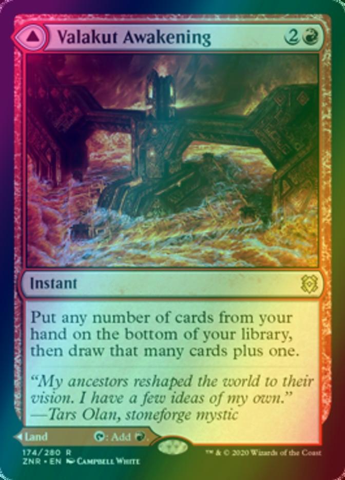 Valakut Awakening // Valakut Stoneforge [174] [Zendikar Rising] [Foil]