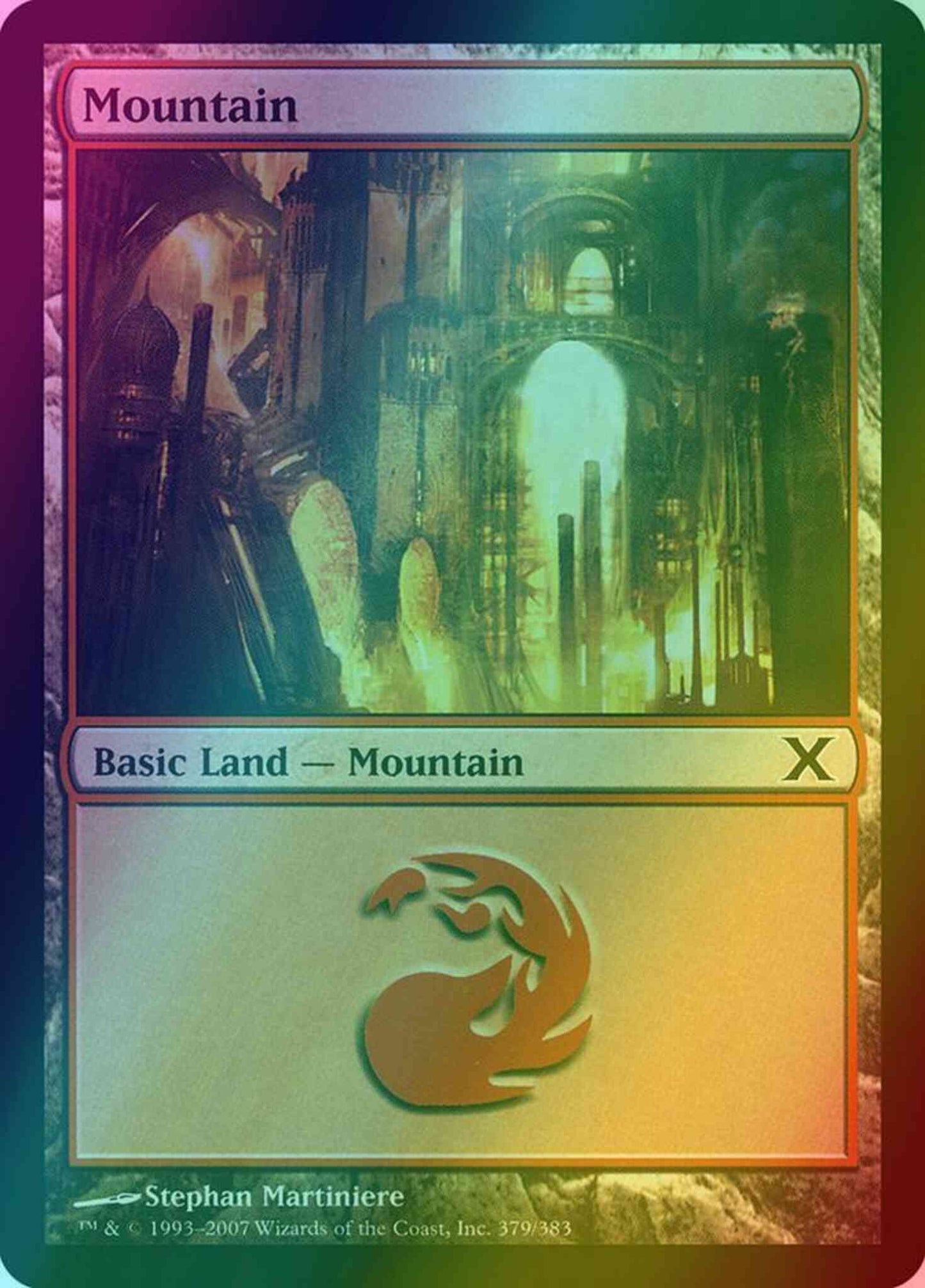 Mountain [379] [Tenth Edition] [Foil]