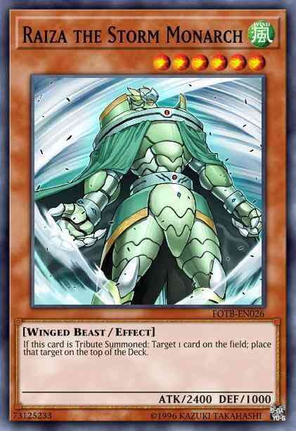 Raiza the Storm Monarch - FOTB-EN026 - Ultimate Rare - Unlimited