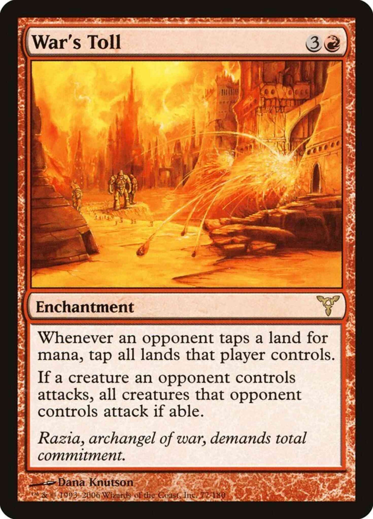 War's Toll [77] [Dissension] [Non-Foil]