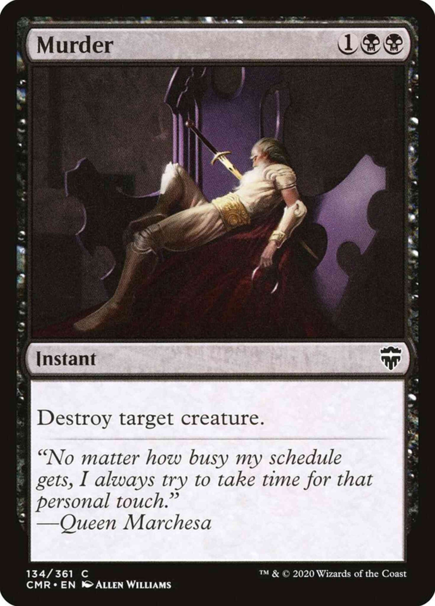 Murder [134] [Commander Legends] [Non-Foil]