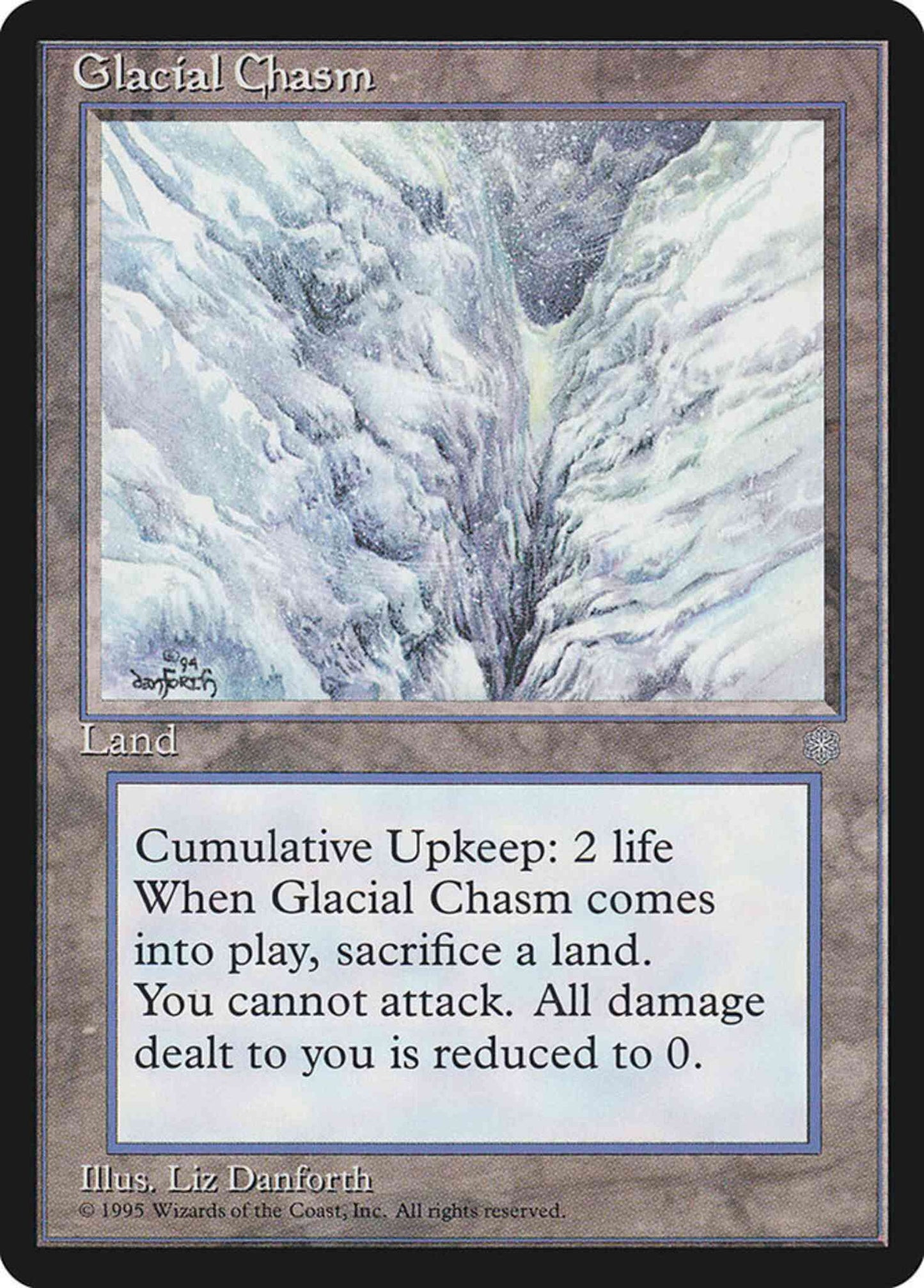Glacial Chasm [353] [Ice Age] [Non-Foil]