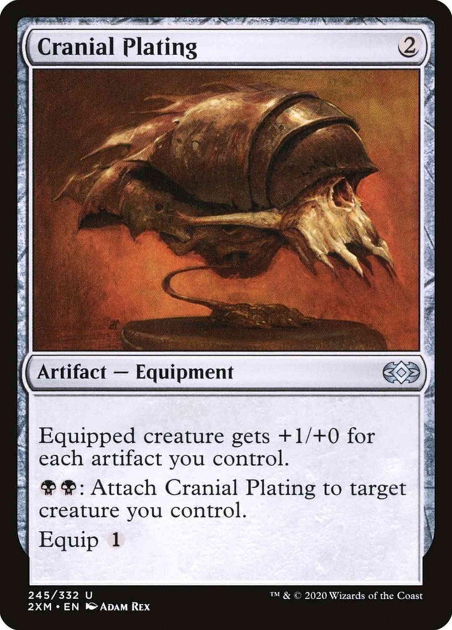 Cranial Plating [245] [Double Masters] [Non-Foil]