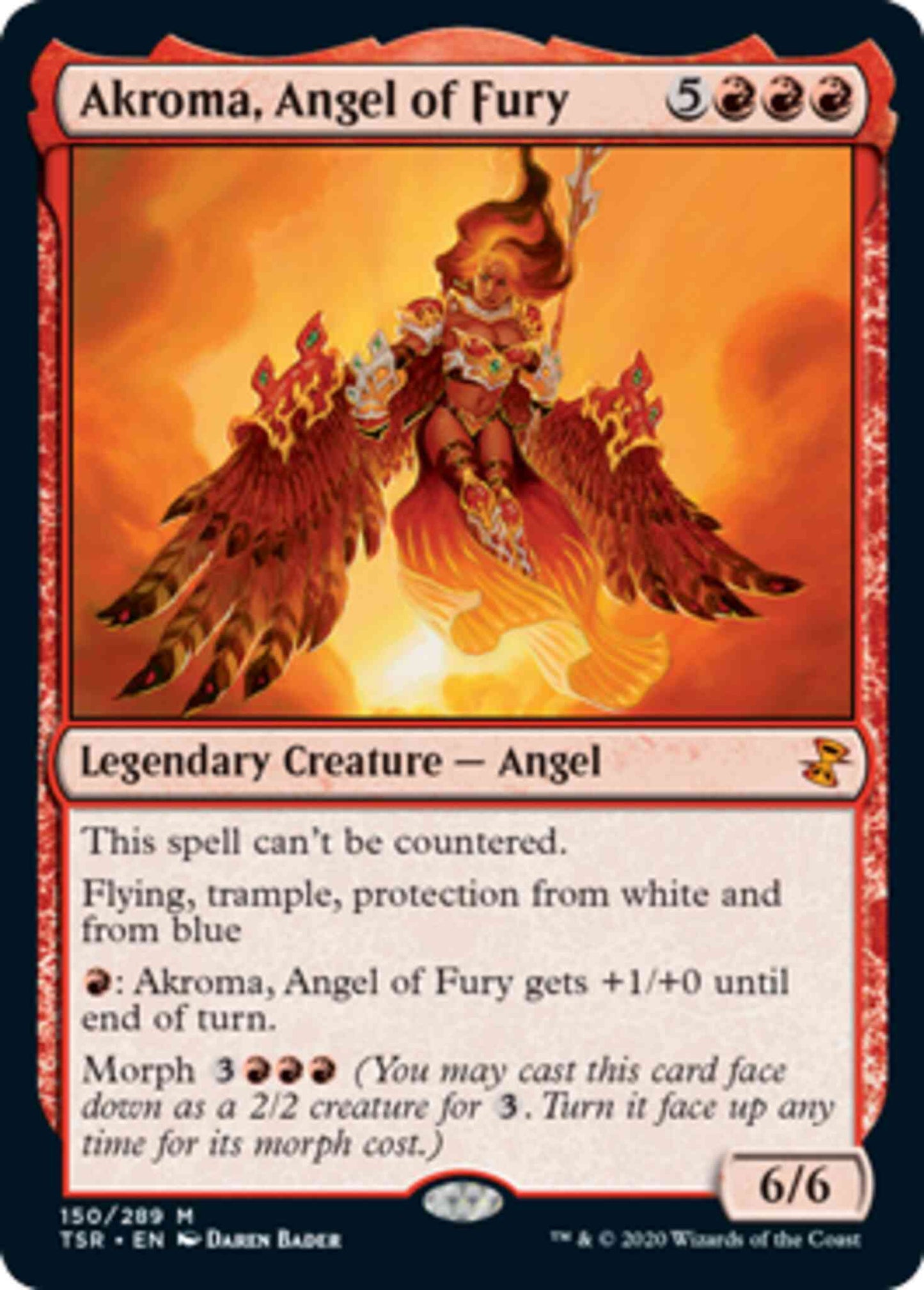Akroma, Angel of Fury [150] [Time Spiral Remastered] [Non-Foil]