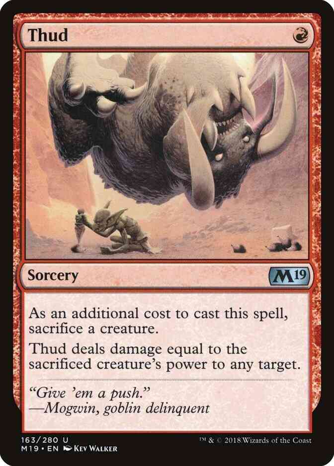 Thud [163] [Core Set 2019] [Non-Foil]