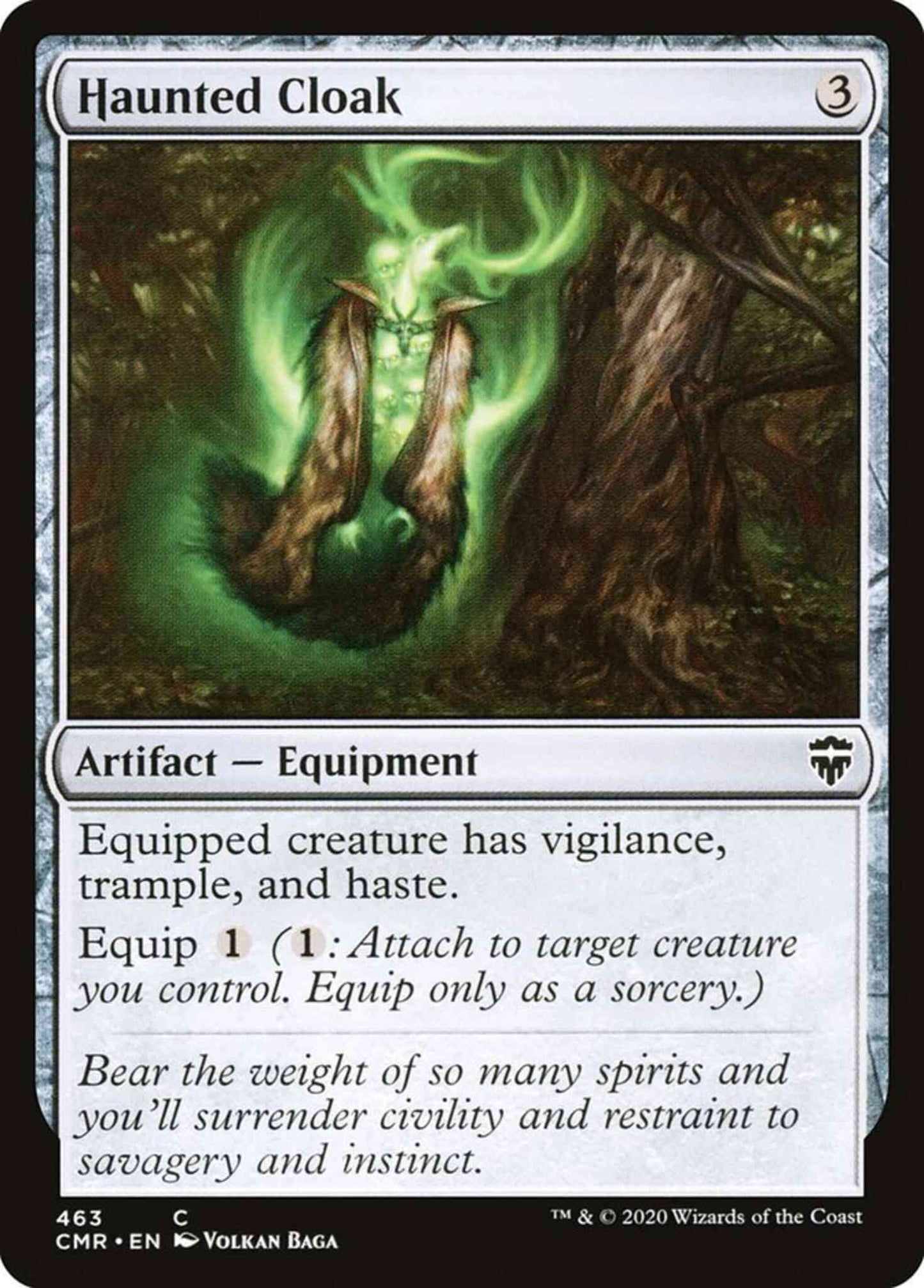 Haunted Cloak [463] [Commander Legends] [Non-Foil]