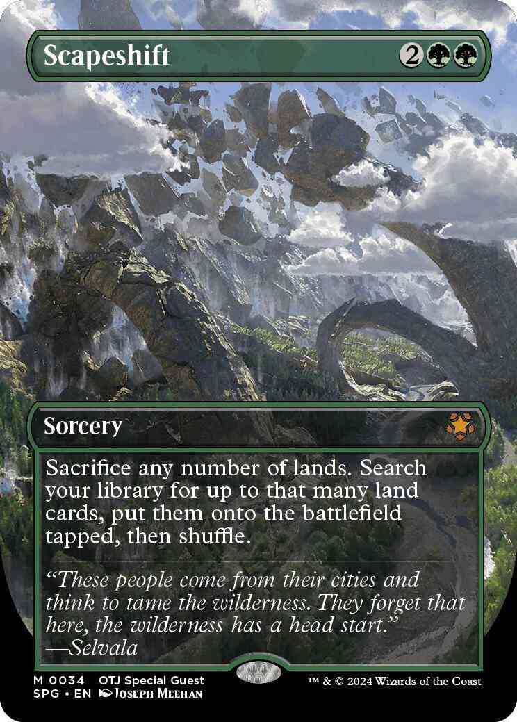 Scapeshift [34] [Borderless] [Special Guests] [Non-Foil]