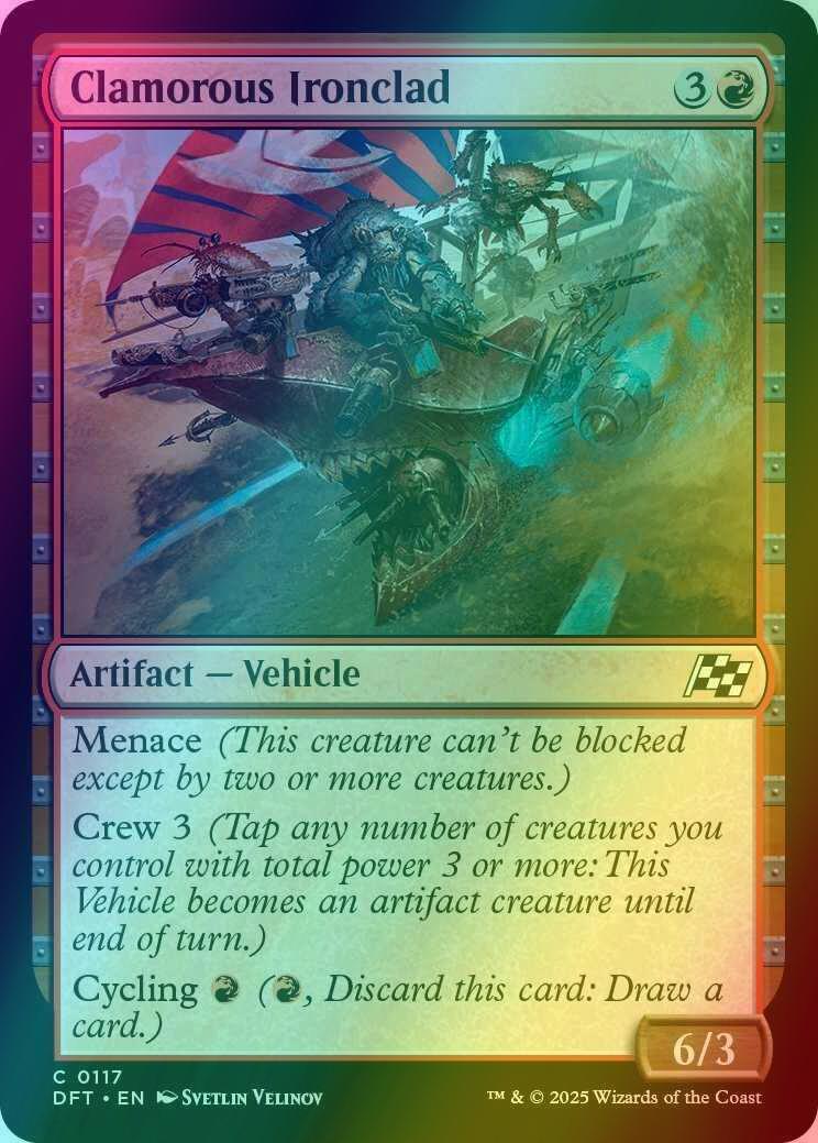Clamorous Ironclad [117] [Aetherdrift] [Foil]
