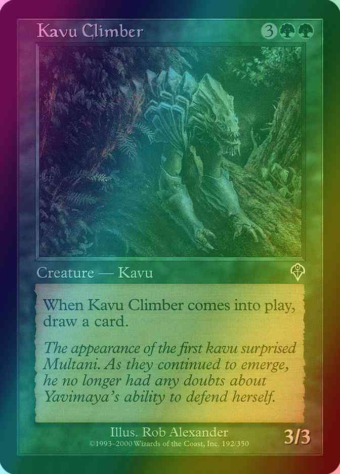 Kavu Climber [192] [Invasion] [Foil]