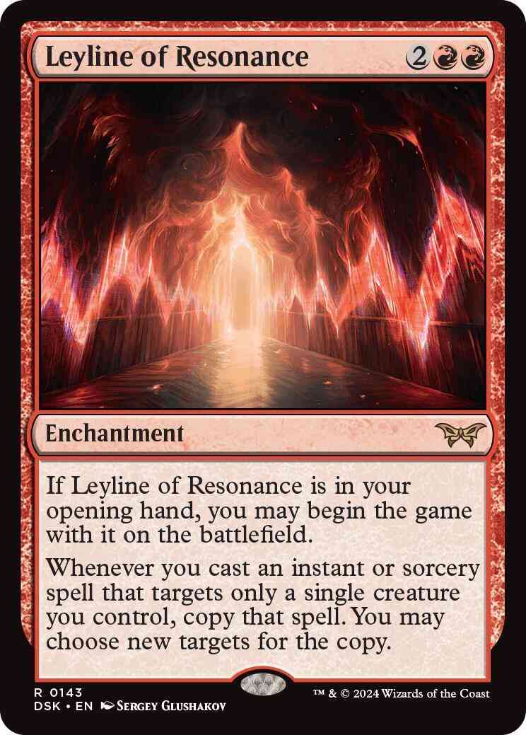 Leyline of Resonance [143] [Duskmourn: House of Horror] [Foil]