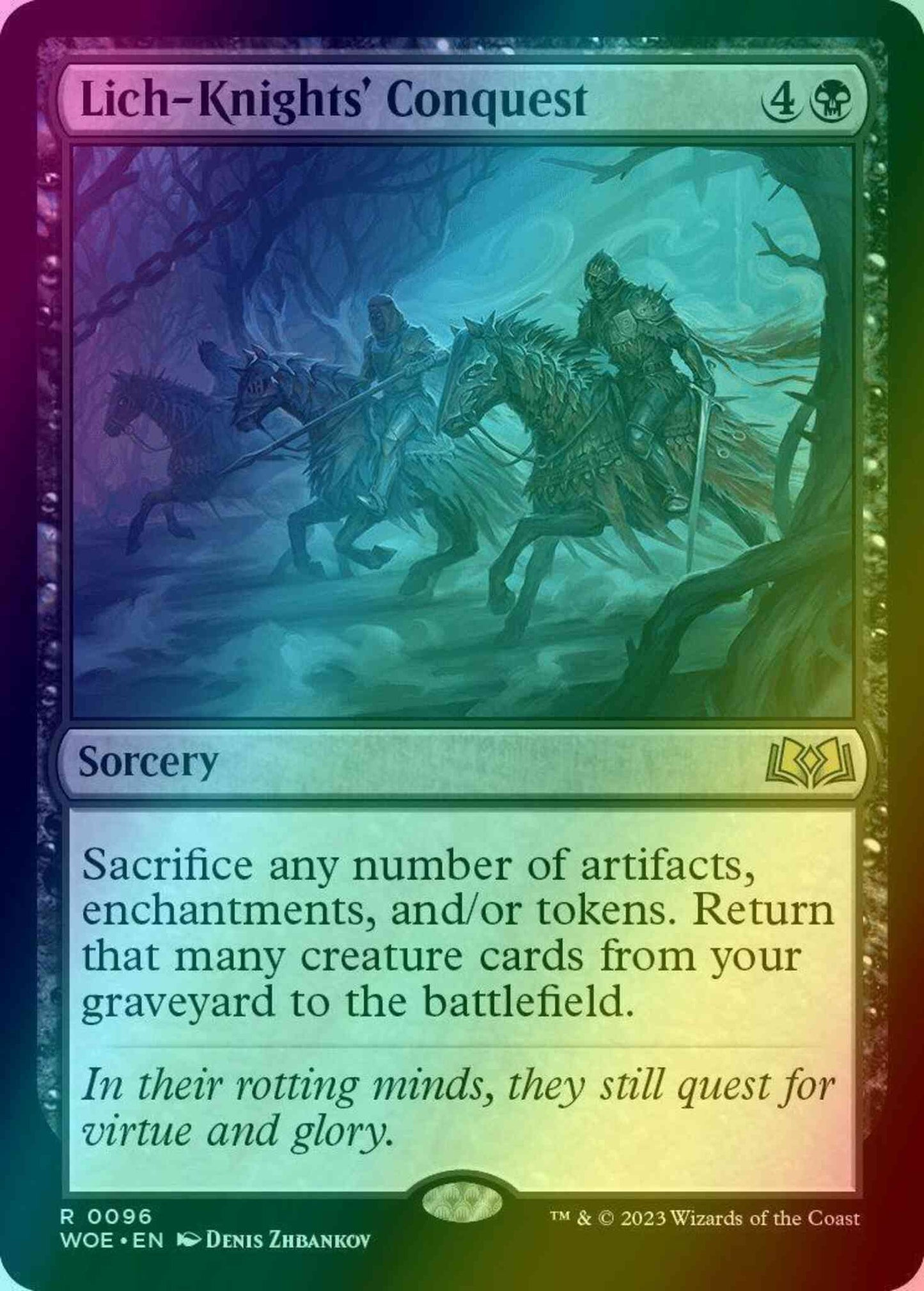 Lich-Knights' Conquest [96] [Wilds of Eldraine] [Foil]