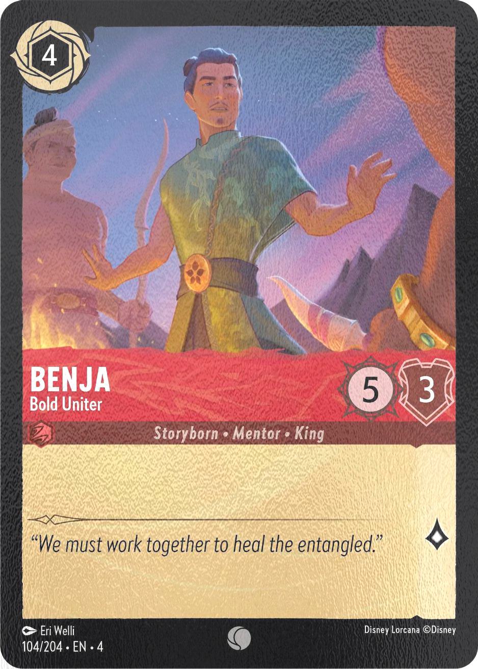 Benja - Bold Uniter - 104/204 [Ursula's Return] [Cold Foil]