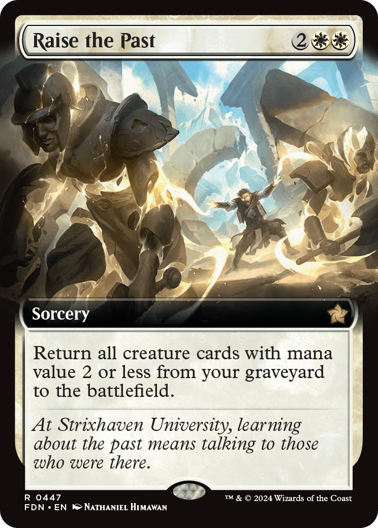 Raise the Past [447] [Extended Art] [Foundations] [Non-Foil]