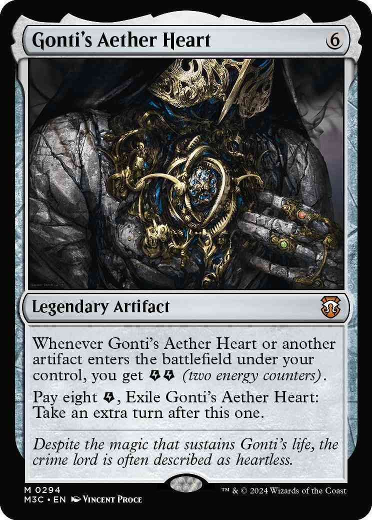 Gonti's Aether Heart [294] [Modern Horizons 3: Commander] [Ripple Foil]
