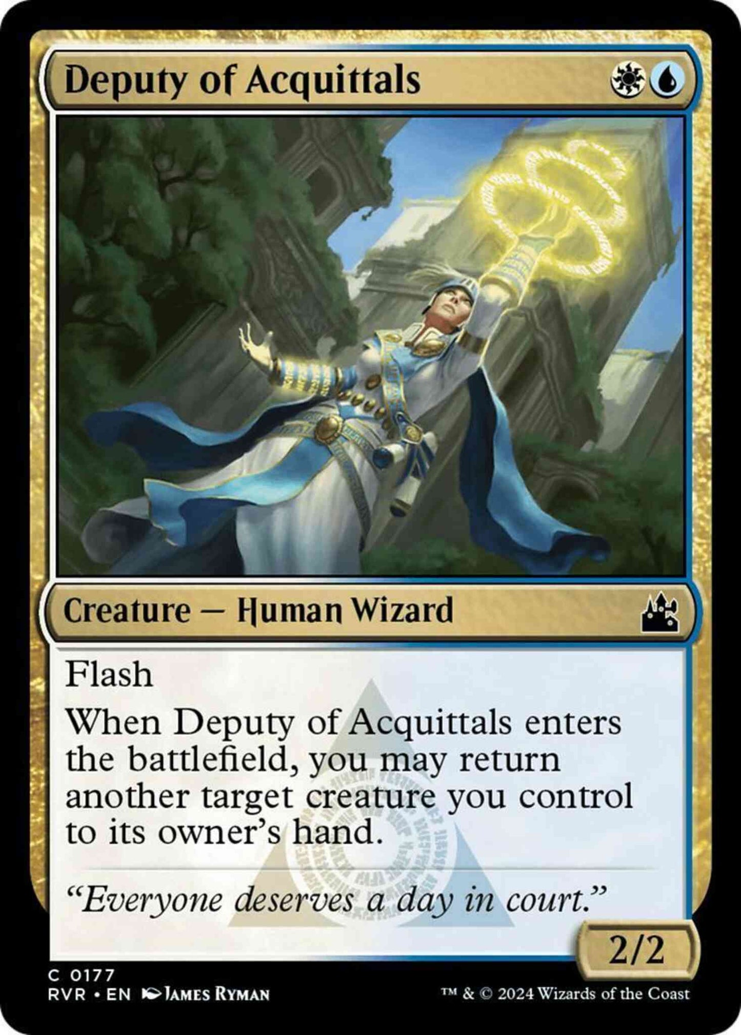 Deputy of Acquittals [177] [Ravnica Remastered] [Non-Foil]