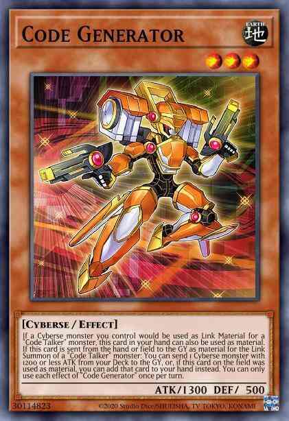 Code Generator - TOCH-EN022 - Rare - 1st Edition