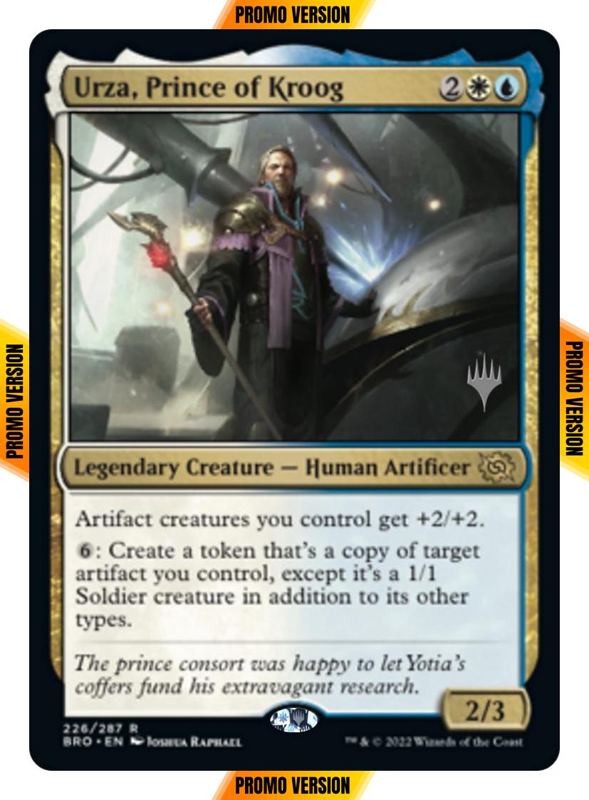 Urza, Prince of Kroog [226p] [Promo Pack] [The Brothers' War: Promos] [Non-Foil]