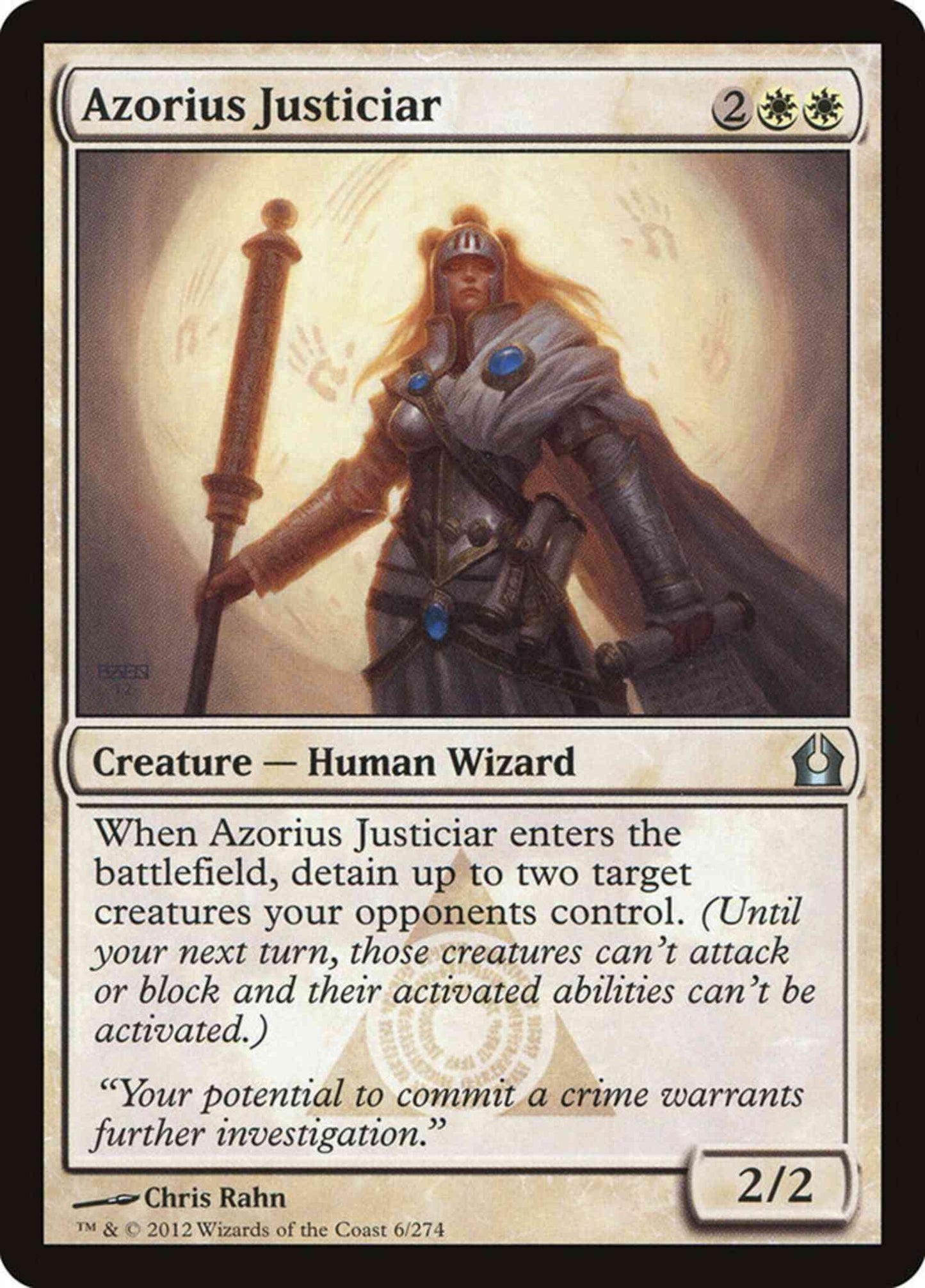 Azorius Justiciar [6] [Return To Ravnica] [Non-Foil]