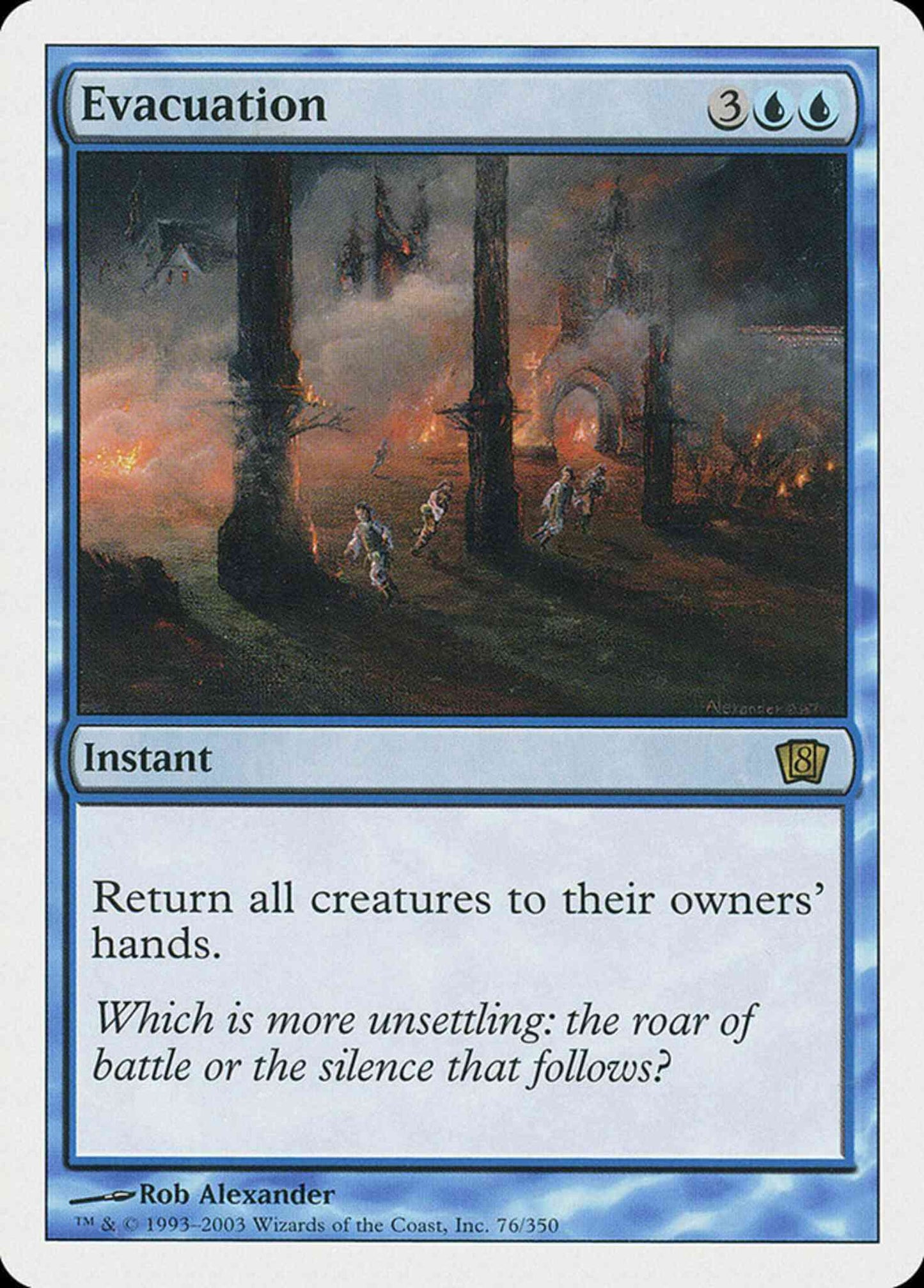 Evacuation [76] [Eighth Edition] [Non-Foil]