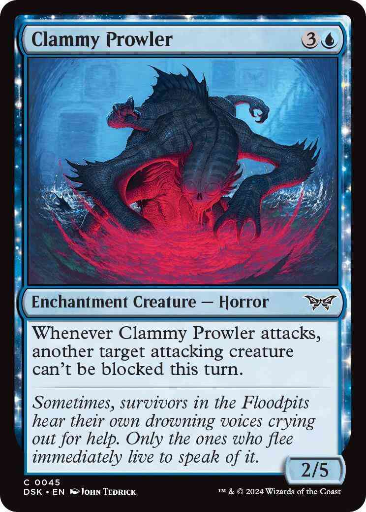 Clammy Prowler [45] [Duskmourn: House of Horror] [Non-Foil]