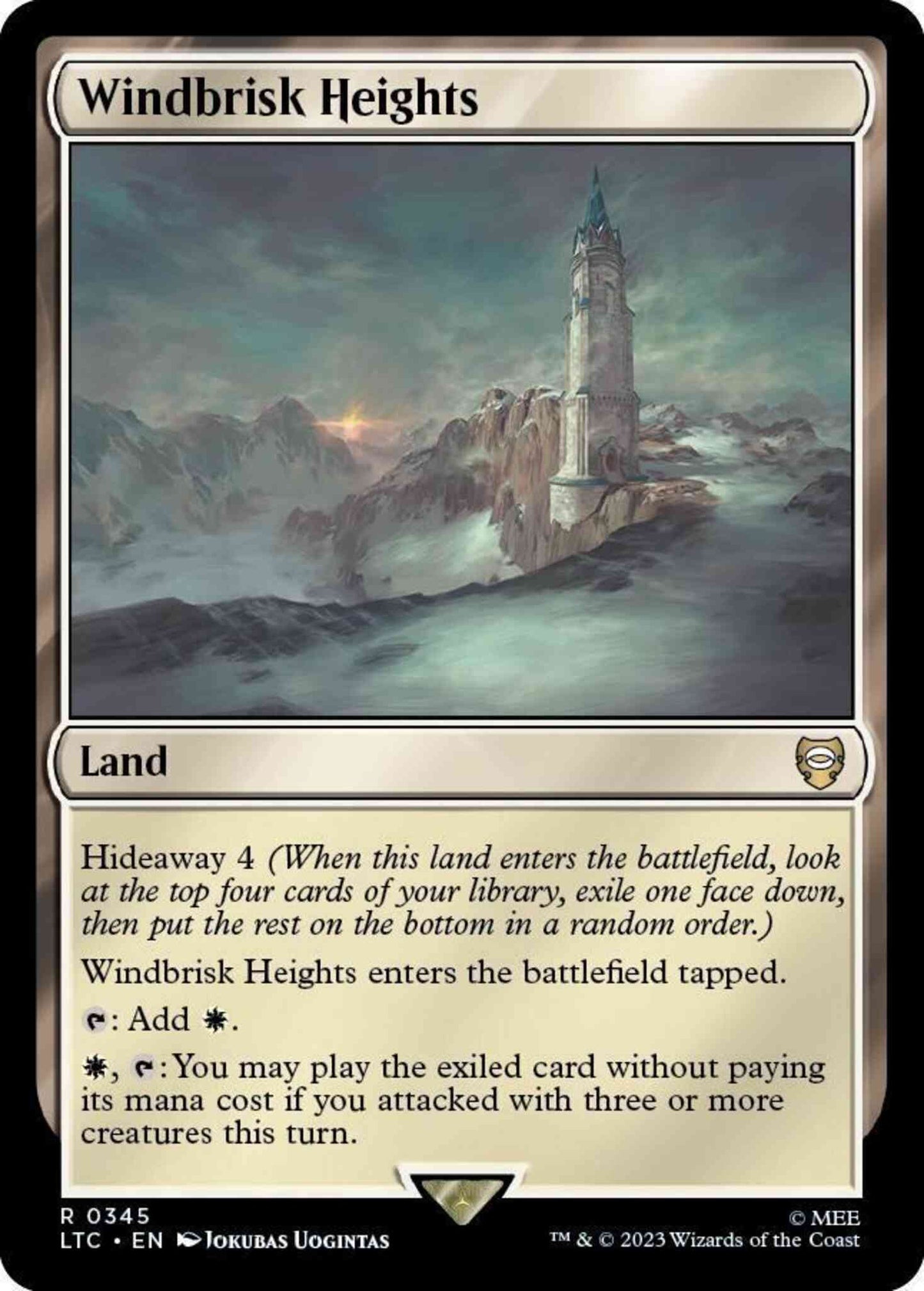 Windbrisk Heights [345] [The Lord of the Rings: Tales of Middle-earth: Commander] [Non-Foil]