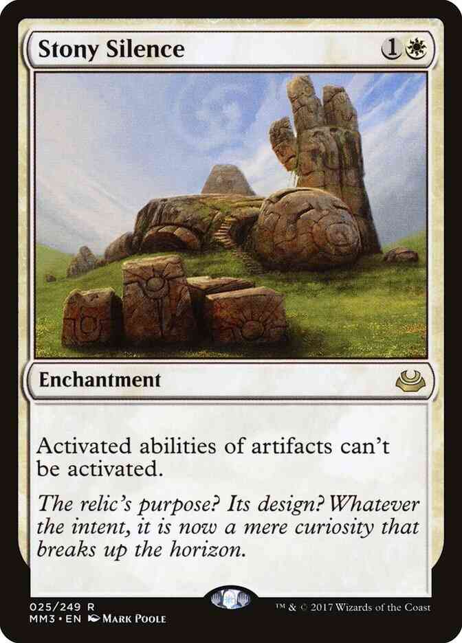 Stony Silence [25] [Modern Masters 2017] [Non-Foil]