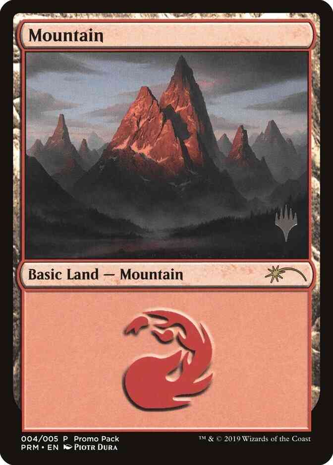 Mountain [4] [Promo Pack] [M20 Promo Packs] [Foil]