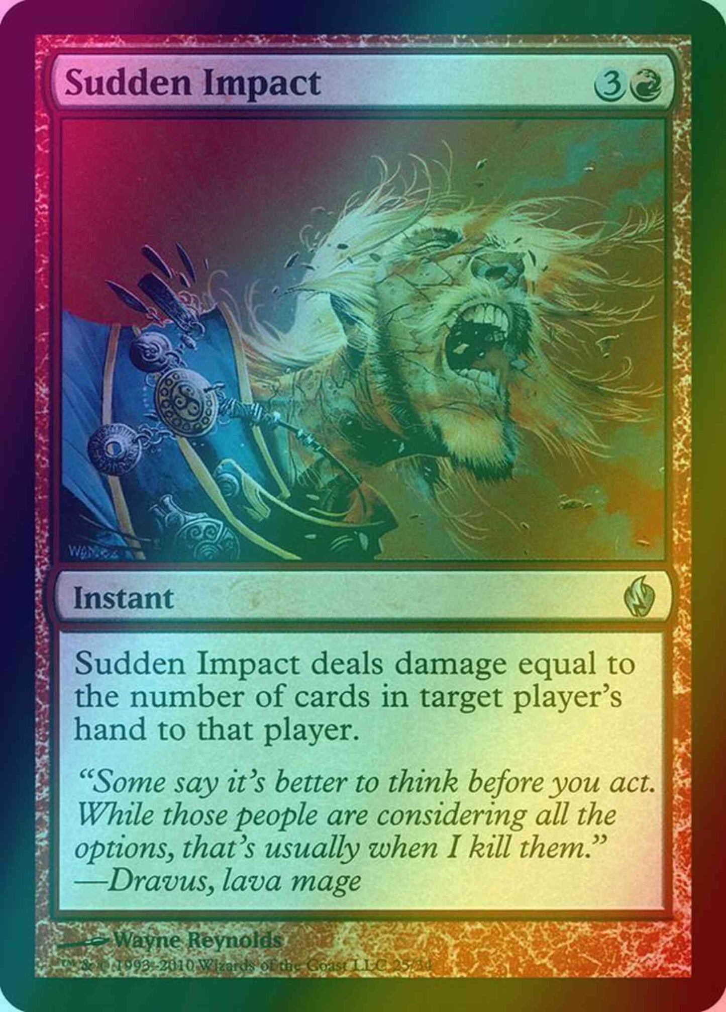 Sudden Impact [25] [Premium Deck Series: Fire and Lightning] [Foil]