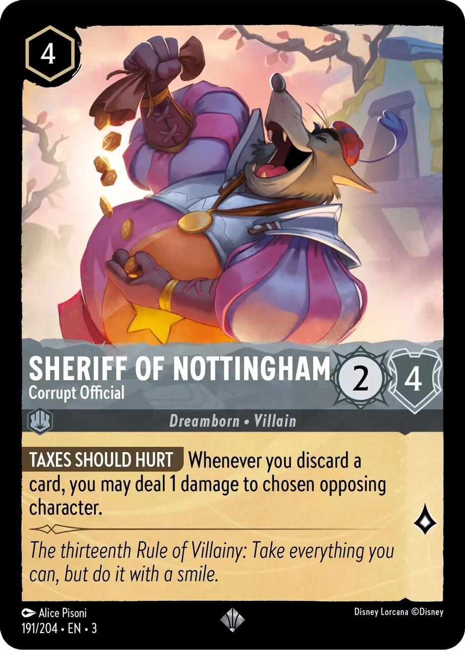 Sheriff of Nottingham - Corrupt Official - 191/204 [Into the Inklands] [Non-Foil]