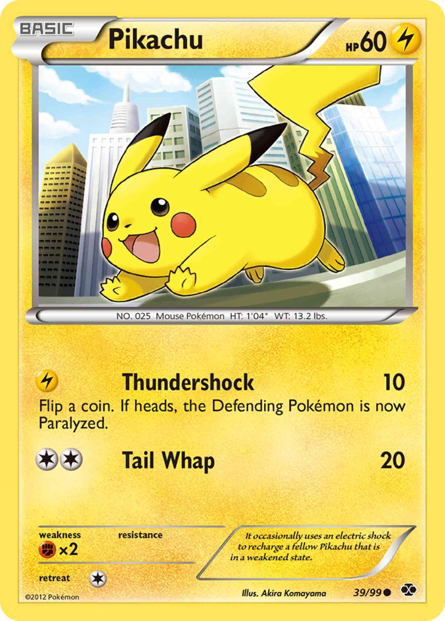 Pikachu - 39/99 - Common [bw4-39] [Non-Holo]