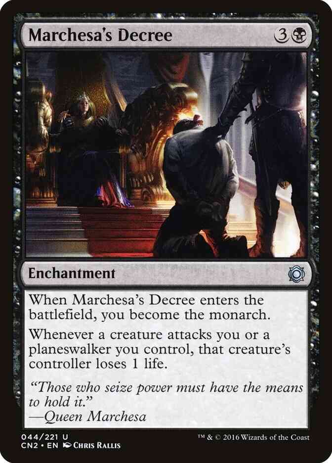 Marchesa's Decree [44] [Conspiracy Take The Crown] [Non-Foil]