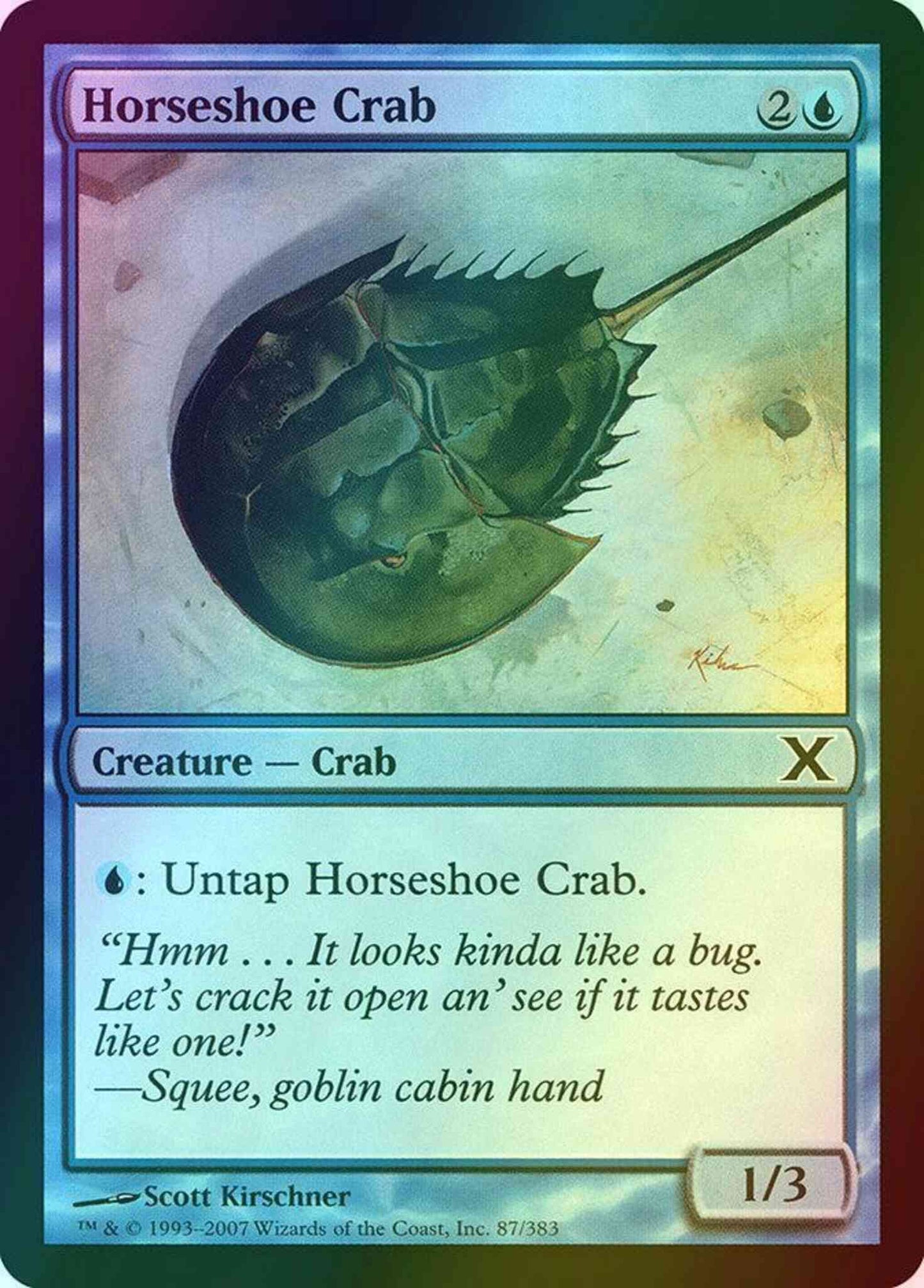 Horseshoe Crab [87] [Tenth Edition] [Foil]