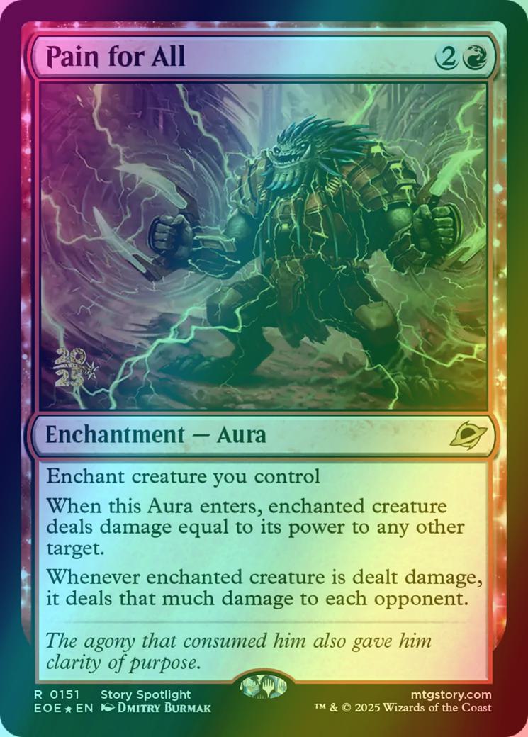 Pain for All [151s] [Prerelease] [Edge of Eternities: Promos] [Foil]
