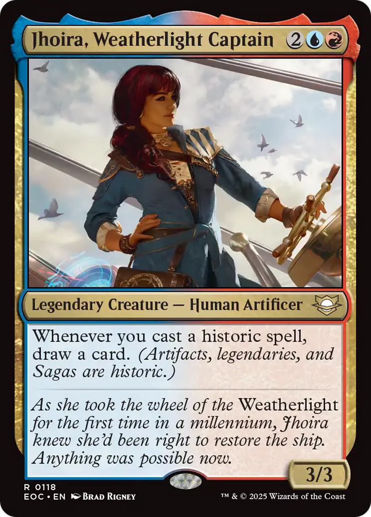 Jhoira, Weatherlight Captain [118] [Edge of Eternities: Commander] [Non-Foil]