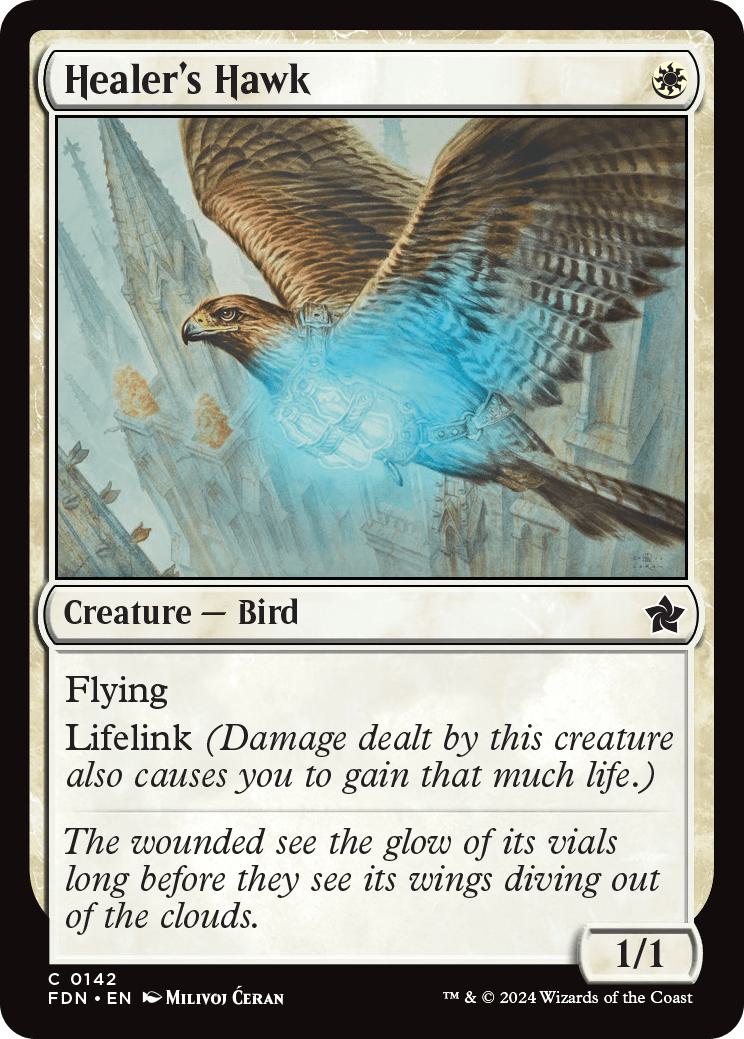 Healer's Hawk [142] [Foundations] [Non-Foil]