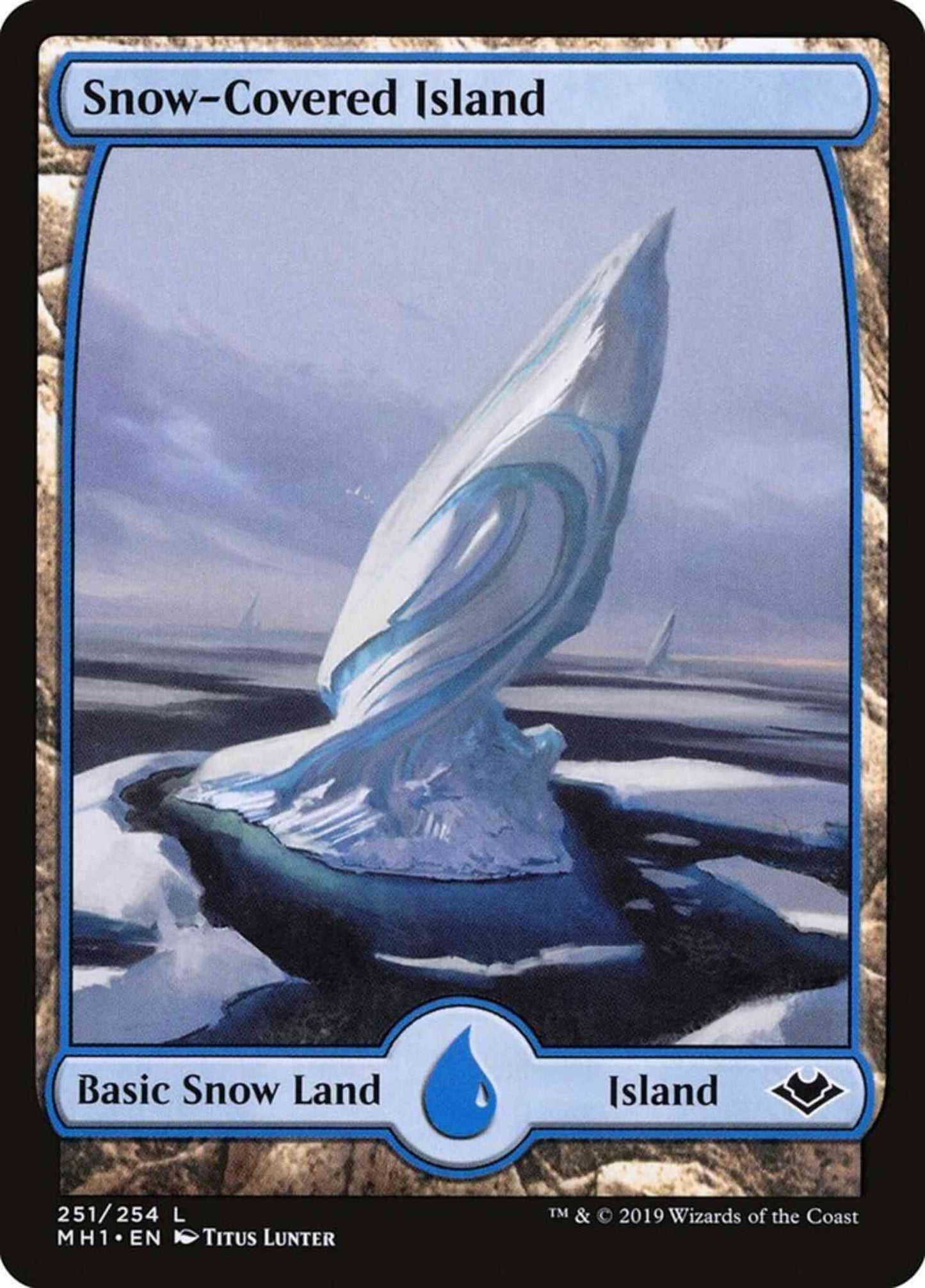 Snow-Covered Island [251] [Modern Horizons] [Non-Foil]
