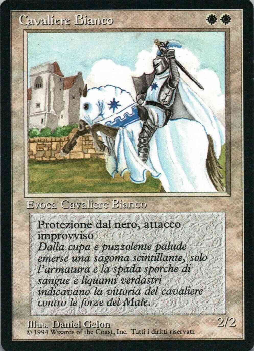 White Knight - Italian [44] [Foreign Black Border: Italian] [Non-Foil]