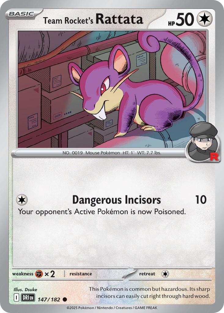 Team Rocket's Rattata - 147/182 - Common [sv10-147] [Non-Holo]