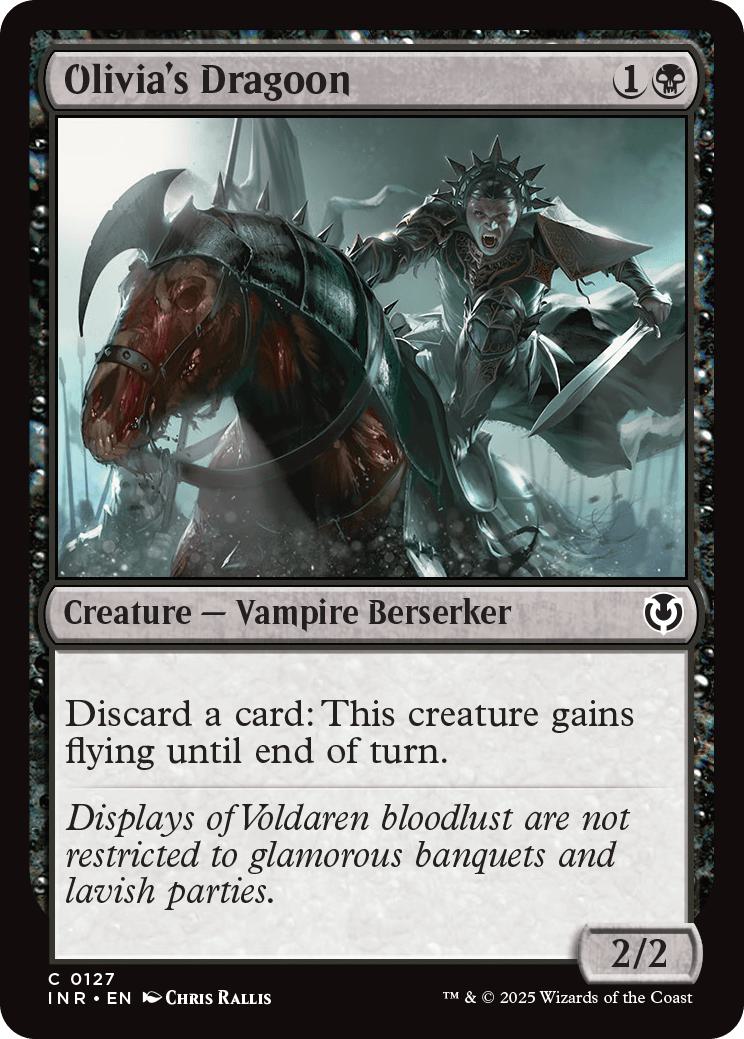 Olivia's Dragoon [127] [Innistrad Remastered] [Foil]