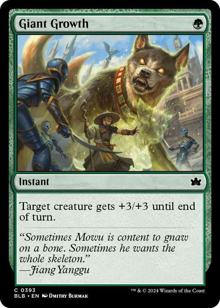 Giant Growth [393] [Starter Kit Exclusive] [Bloomburrow] [Non-Foil]