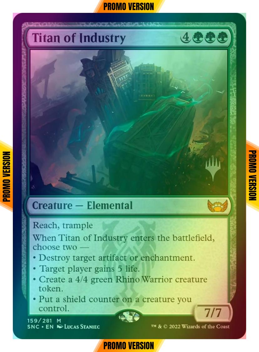 Titan of Industry [Promo Pack] [159p] [Streets of New Capenna: Promos] [Foil]