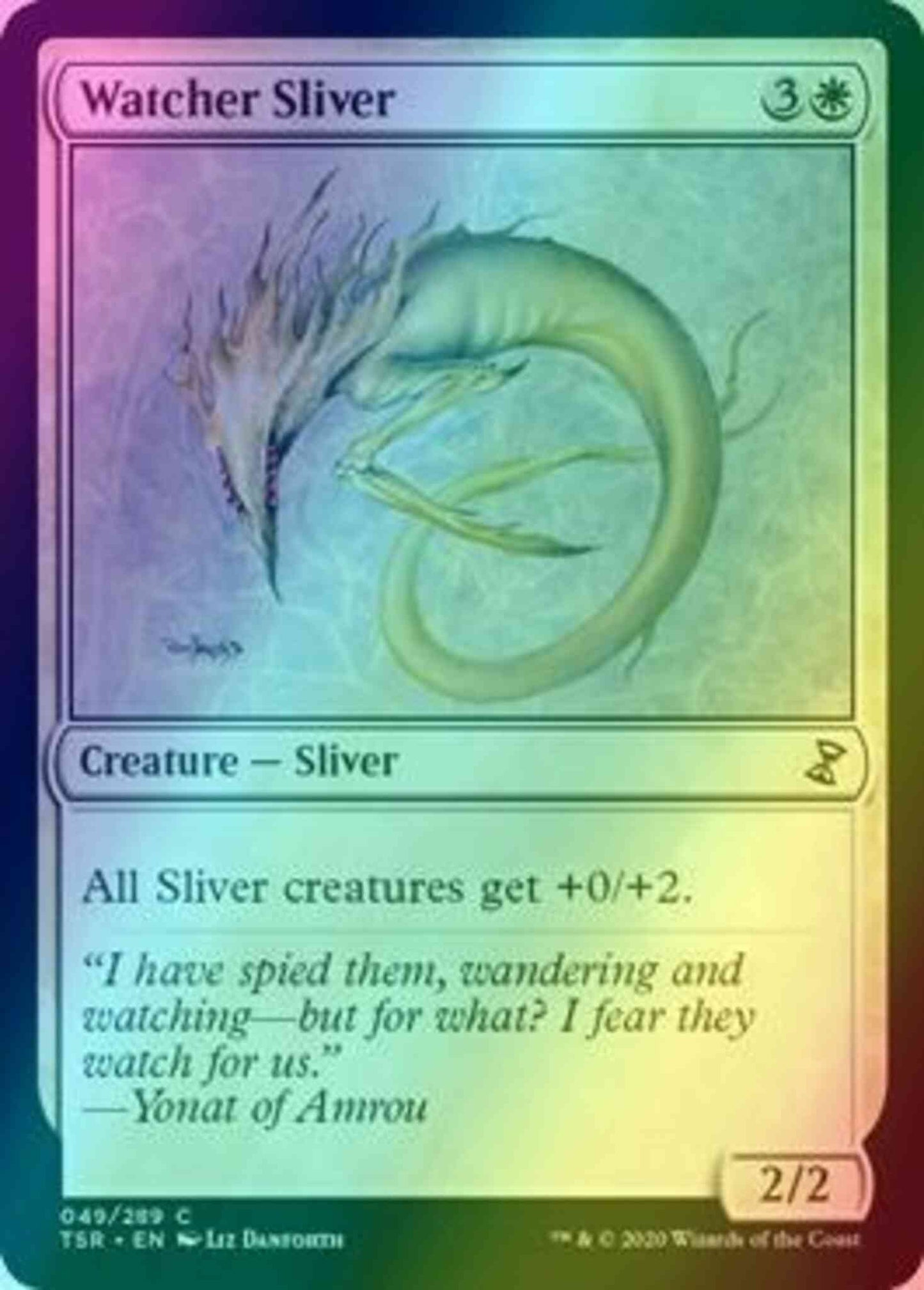 Watcher Sliver [49] [Time Spiral Remastered] [Foil]