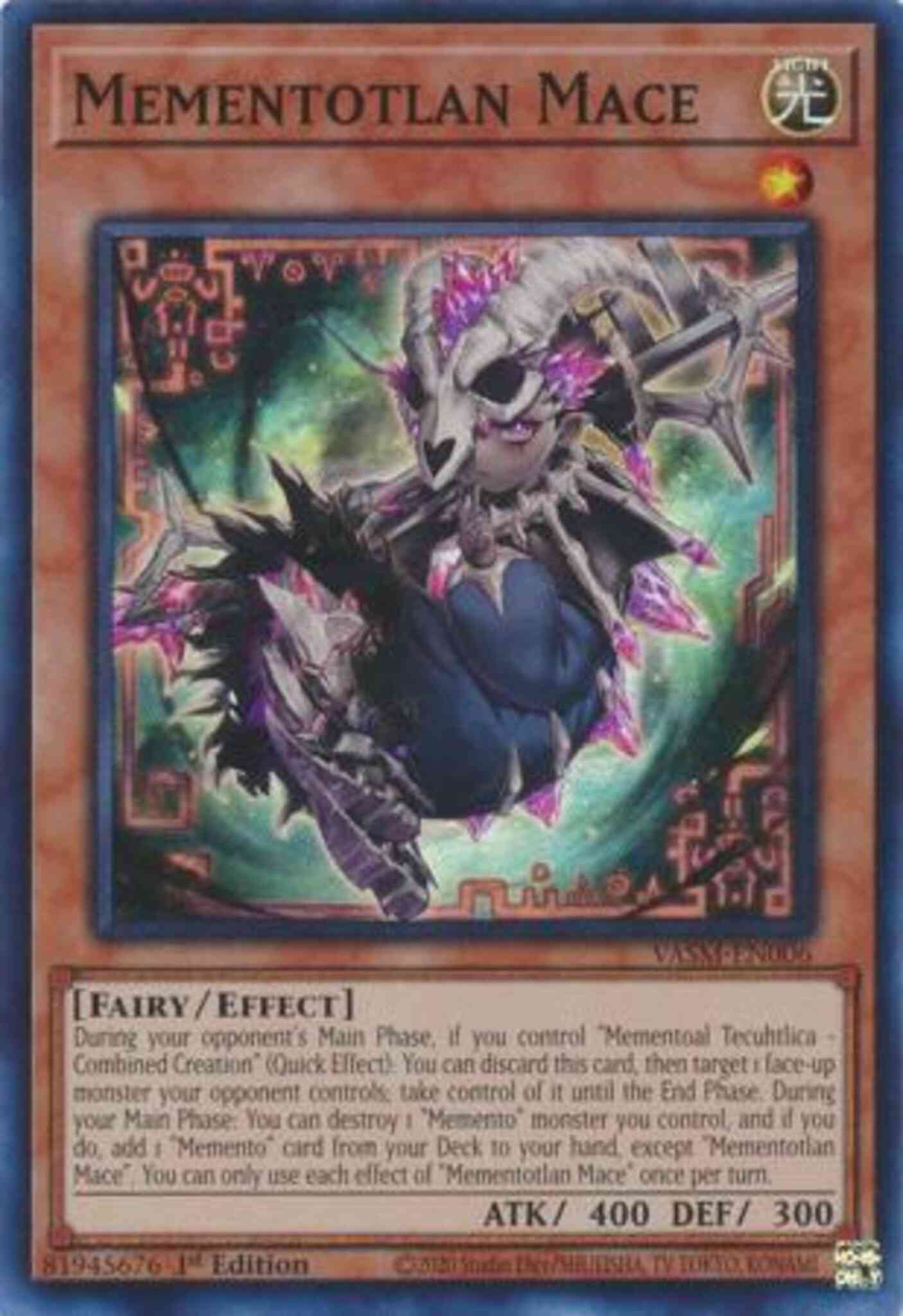 Mementotlan Mace - VASM-EN006 - Super Rare - 1st Edition